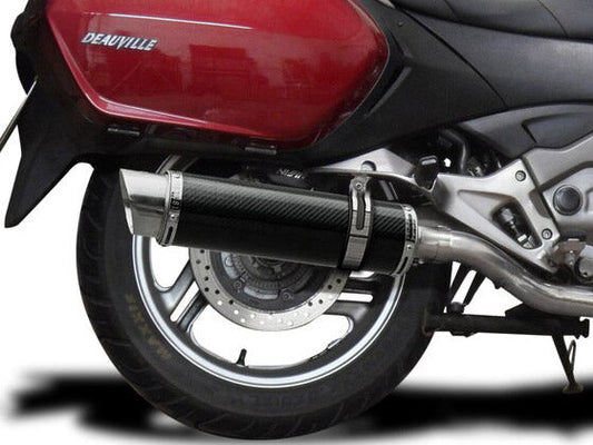 DELKEVIC Honda NT700V Deauville (06/14) Slip-on Exhaust DL10 14" Carbon