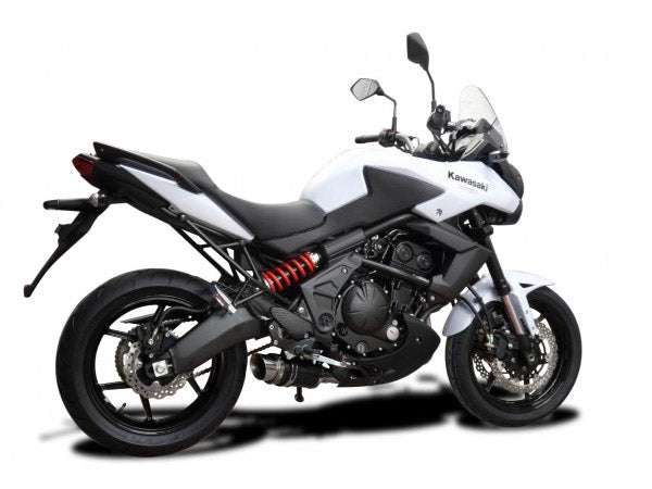 DELKEVIC Kawasaki Versys 650 (07/14) Full Exhaust System with Mini 8" Carbon Silencer
