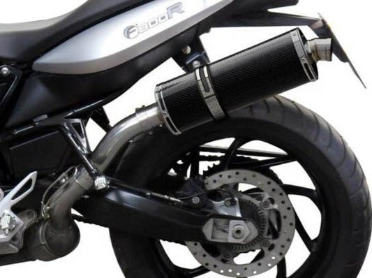 DELKEVIC BMW F800R (09/16) Slip-on Exhaust Stubby 14" Carbon