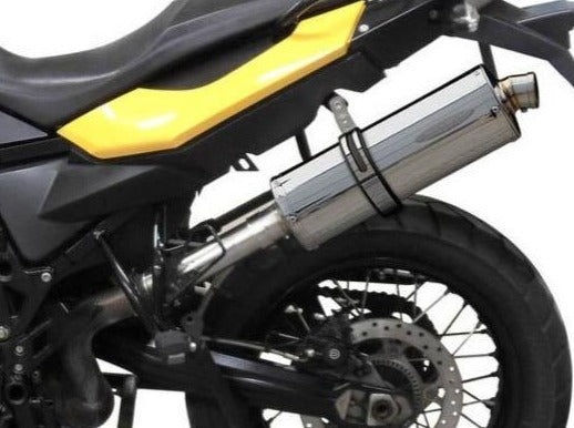 DELKEVIC BMW F650GS / F700GS / F800GS Slip-on Exhaust Stubby 14"