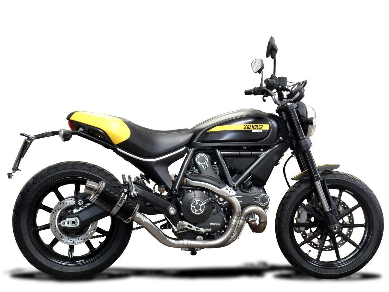 DELKEVIC Ducati Scrambler 800 (15/22) Slip-on Exhaust DS70 9" Carbon