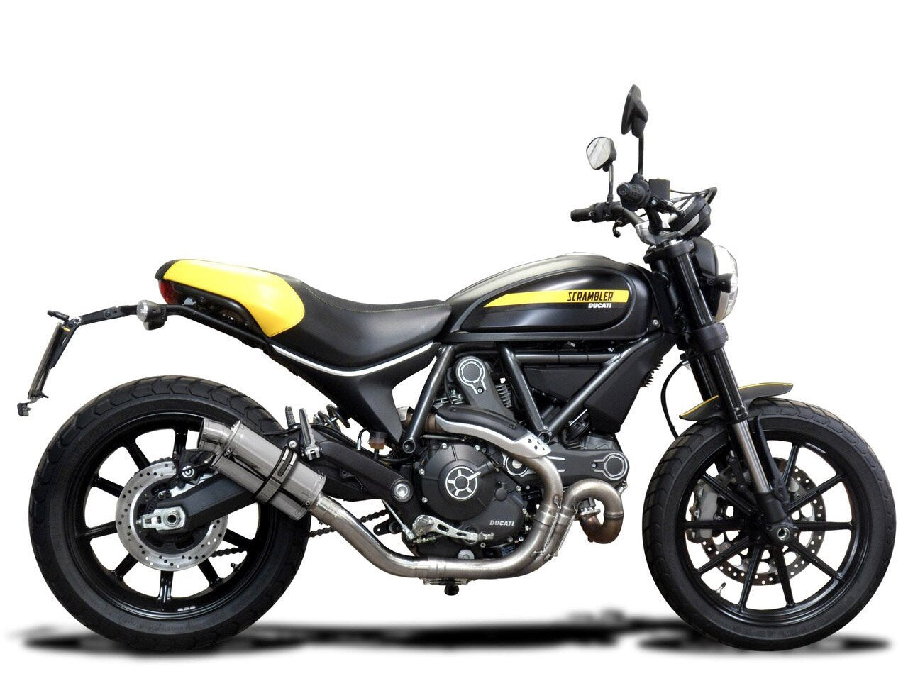 DELKEVIC Ducati Scrambler 800 (15/22) Slip-on Exhaust SS70 9"