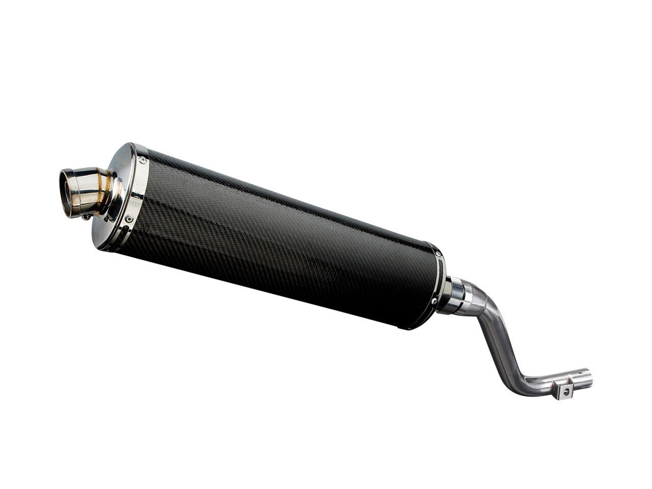 DELKEVIC Honda CRF250M Slip-on Exhaust Stubby 18" Carbon