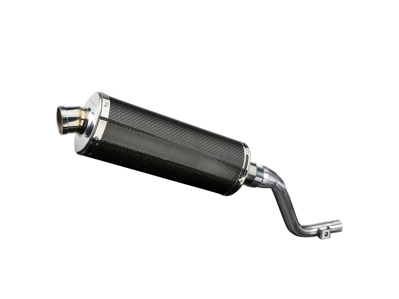 DELKEVIC Honda CRF250M Slip-on Exhaust Stubby 14" Carbon