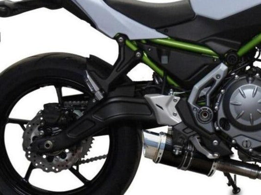 DELKEVIC Kawasaki Z650 Full Exhaust System with Mini 8" Carbon Silencer