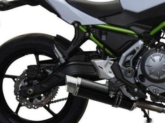 DELKEVIC Kawasaki Z650 Full Exhaust System with DL10 14" Carbon Silencer