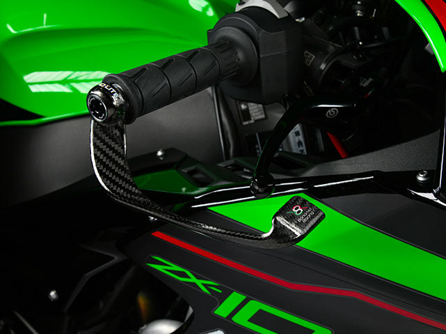 LPLITE1_R - BONAMICI RACING Yamaha YZF-R3 (2015+) Carbon Brake Lever Protection (including adapter)