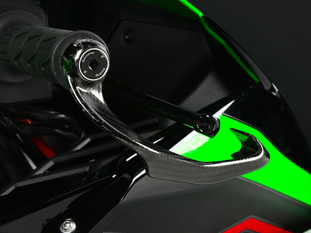 LPLITE1_R - BONAMICI RACING Triumph Street Triple 765R / RS / RS Moto2 (2023+) Carbon Brake Lever Protection (including adapter)