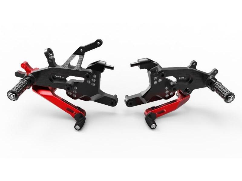 PRV401 - DUCABIKE Ducati Panigale V4 (2018+) Adjustable Rearset (SBK edition)