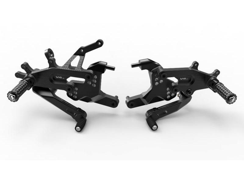 PRV401 - DUCABIKE Ducati Panigale V4 (2018+) Adjustable Rearset (SBK edition)