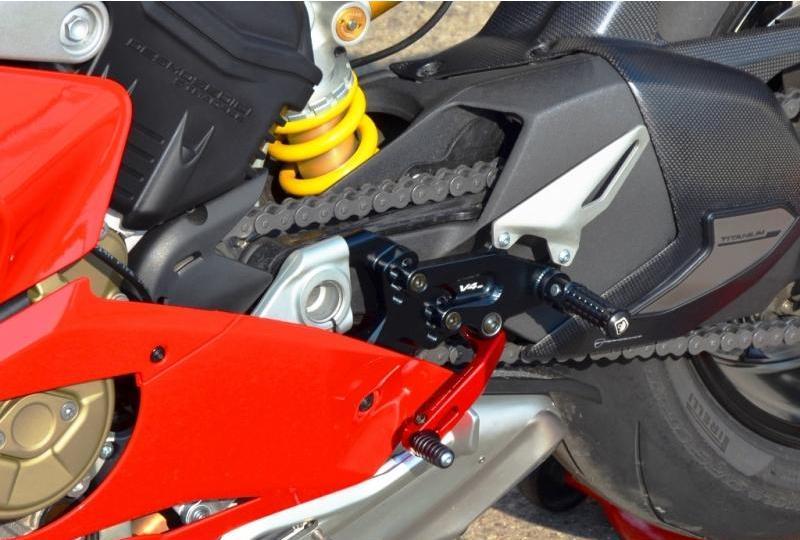 PRV401 - DUCABIKE Ducati Panigale V4 (2018+) Adjustable Rearset (SBK edition)