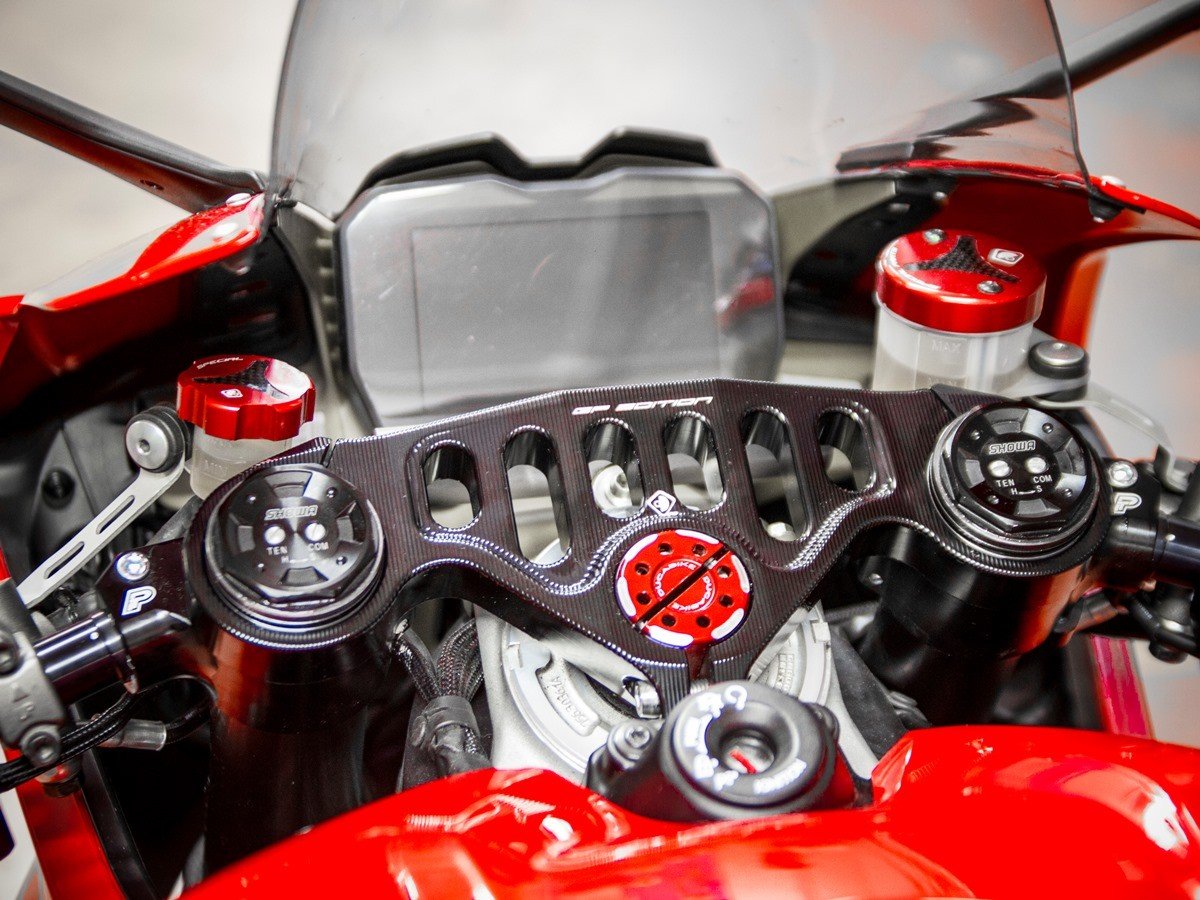 PSS08 - DUCABIKE Ducati Panigale V4 (2018+)  Triple Clamps Top Steering Plate (MotoGP edition)