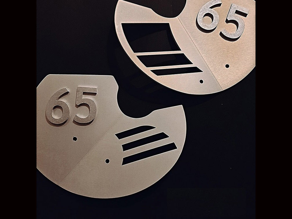 EX-MOTORCYCLE BMW R nineT Aluminum Plate (with number)