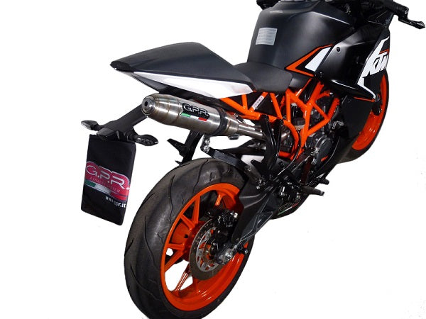 GPR KTM 390 RC (15/16) Slip-on Exhaust "Deeptone Inox"