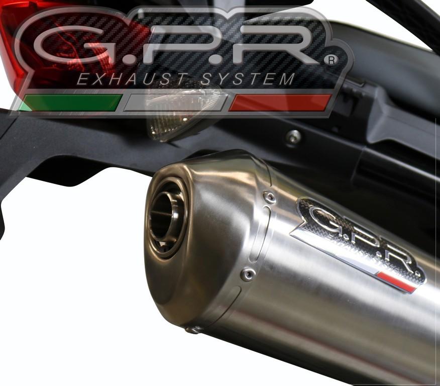 GPR Honda VFR800X Crossrunner (17/19) Slip-on Exhaust "Satinox" (EU homologated)