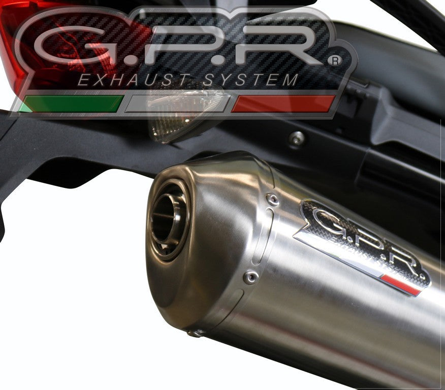 GPR Kawasaki Z125 Slip-on Exhaust "Satinox" (EU homologated)