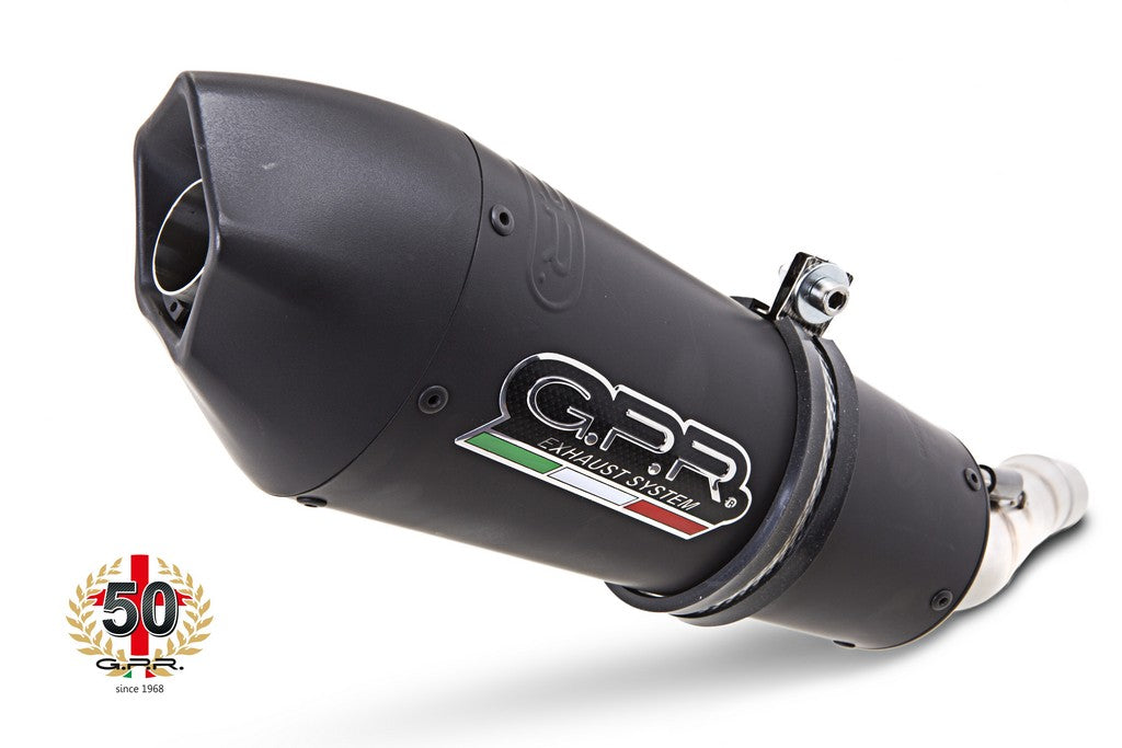 GPR Honda VFR800F (17/19) Slip-on Exhaust "GP Evo 4 Black Titanium" (EU homologated)