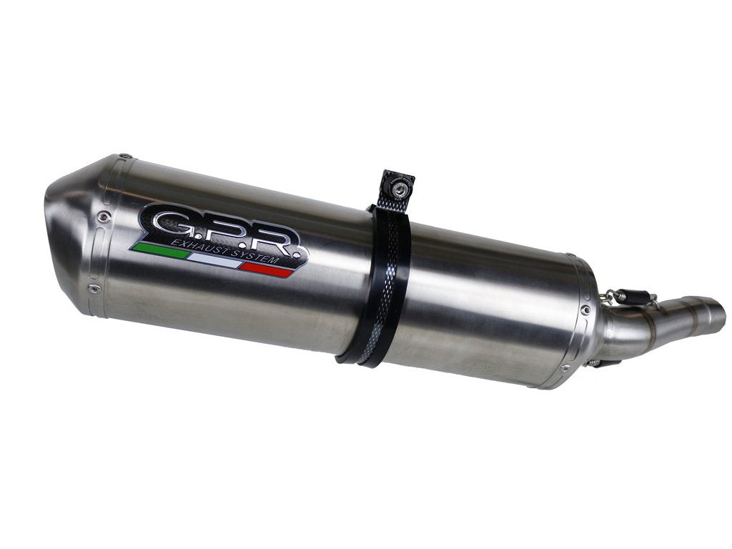 GPR BMW F750GS Slip-on Exhaust "Satinox" (EU homologated)