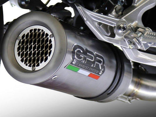 GPR Ducati Hypermotard 939 Slip-on Exhaust "M3 Titanium Natural" (EU homologated)