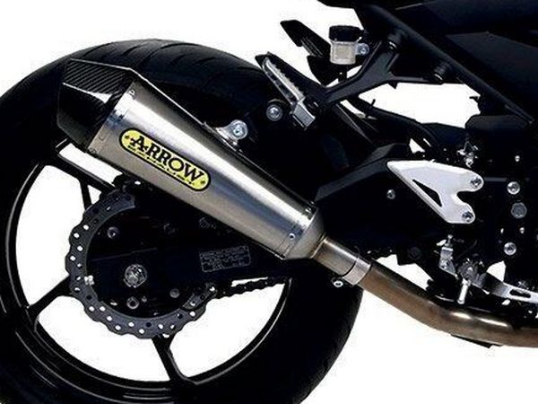 ARROW 71874XKI Kawasaki Z400 (2019+) Steel Slip-on Exhaust "X Kone" – Accessories in the 2WheelsHero Motorcycle Aftermarket Accessories and Parts Online Shop