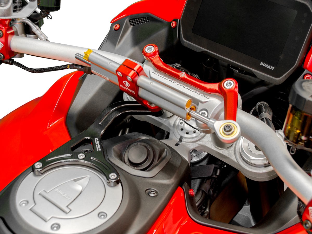 Ducati Multistrada V4S Pikes Peak (2022+) OHLINS Steering Damper + DUCABIKE Mounting Kit