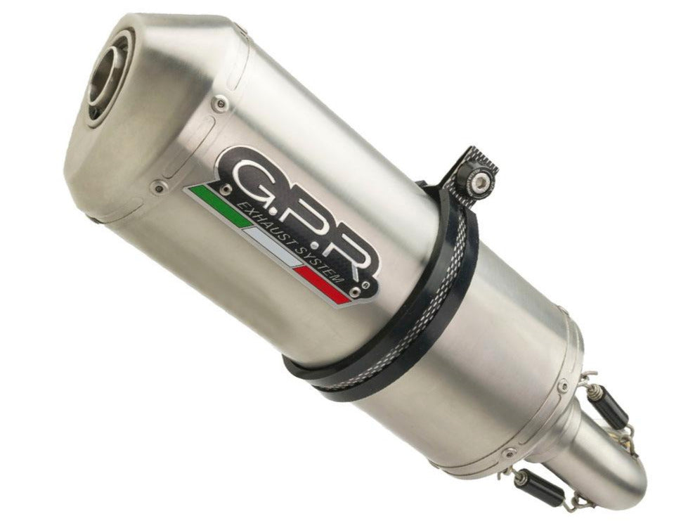 GPR Suzuki RV125 Van Van Slip-on Exhaust "Satinox" (EU homologated)