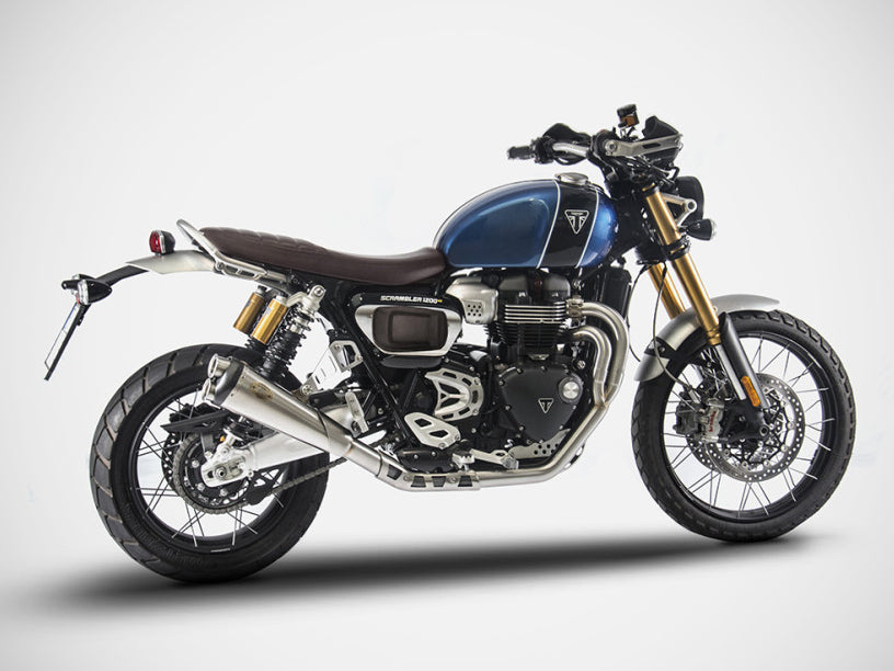 ZARD Triumph Scrambler 1200 (2021+) Full Stainless Steel Exhaust System – Accessories in the 2WheelsHero Motorcycle Aftermarket Accessories and Parts Online Shop