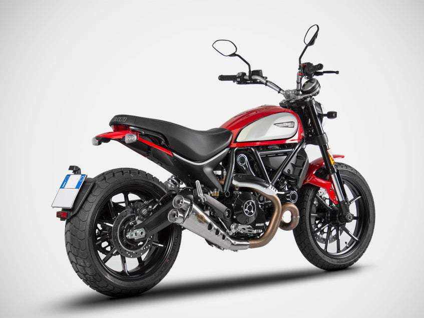 ZARD Ducati Scrambler 800 Full Throttle / Icon / Nightshift  (2023+) Stainless Steel Slip-on Exhaust "Special Edition" – Accessories in the 2WheelsHero Motorcycle Aftermarket Accessories and Parts Online Shop