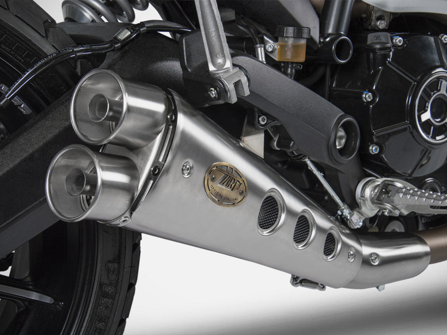 ZARD Ducati Scrambler 800 Full Throttle / Icon / Nightshift  (2023+) Stainless Steel Slip-on Exhaust "Special Edition" – Accessories in the 2WheelsHero Motorcycle Aftermarket Accessories and Parts Online Shop