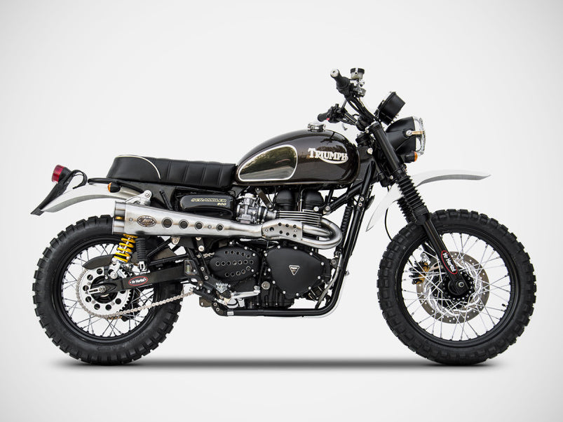 ZARD Triumph Scrambler 900 (02/07) Full Exhaust System "Special Edition" (carburetor; high mount) – Accessories in the 2WheelsHero Motorcycle Aftermarket Accessories and Parts Online Shop