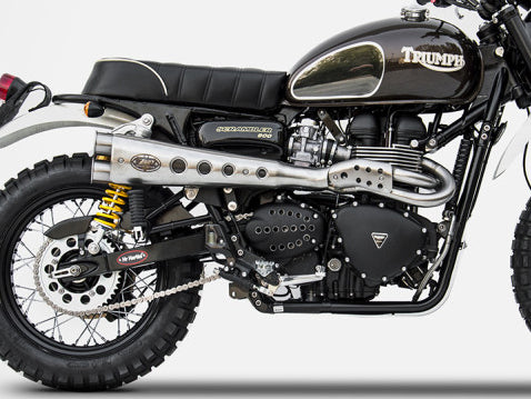 ZARD Triumph Scrambler 900 (02/07) Full Exhaust System "Special Edition" (carburetor; high mount) – Accessories in the 2WheelsHero Motorcycle Aftermarket Accessories and Parts Online Shop
