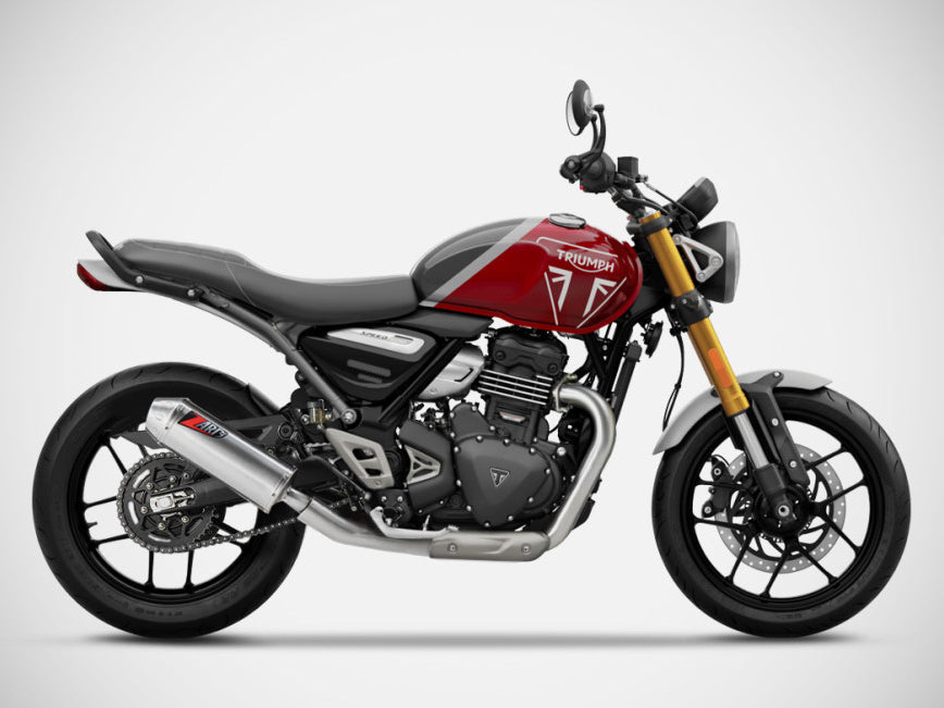 ZARD Triumph Scrambler 400X (2024+) Full Stainless Steel Exhaust System (racing) – Accessories in the 2WheelsHero Motorcycle Aftermarket Accessories and Parts Online Shop