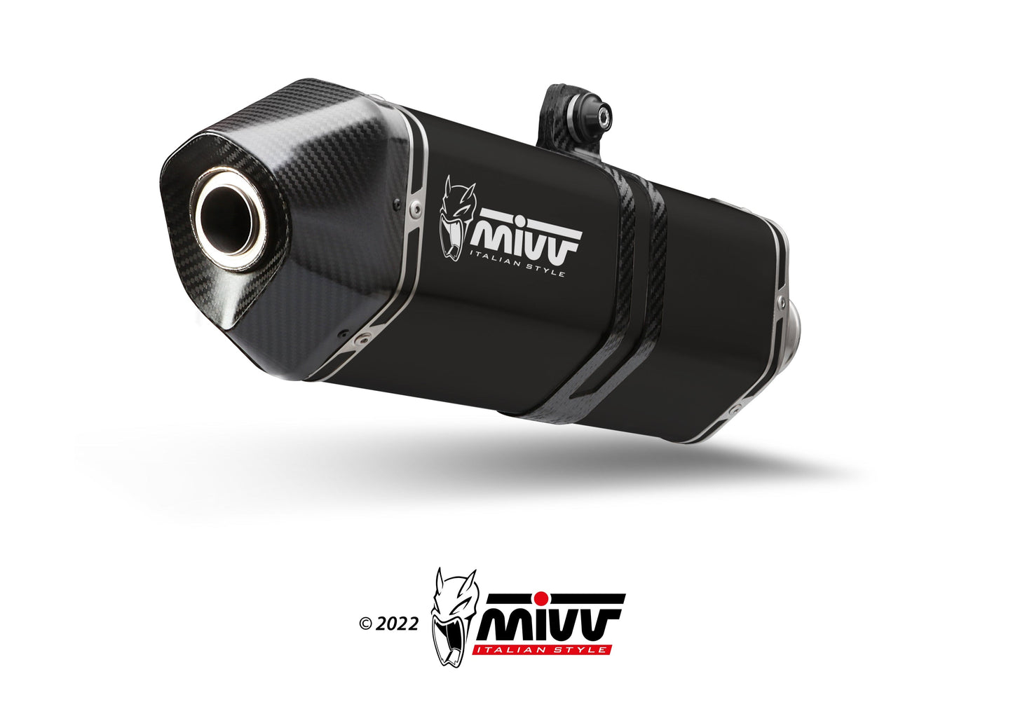 MIVV E.004 Benelli TRK 502X (2018+) Slip-on Exhaust "Speed Edge" (black; approved) – Accessories in the 2WheelsHero Motorcycle Aftermarket Accessories and Parts Online Shop