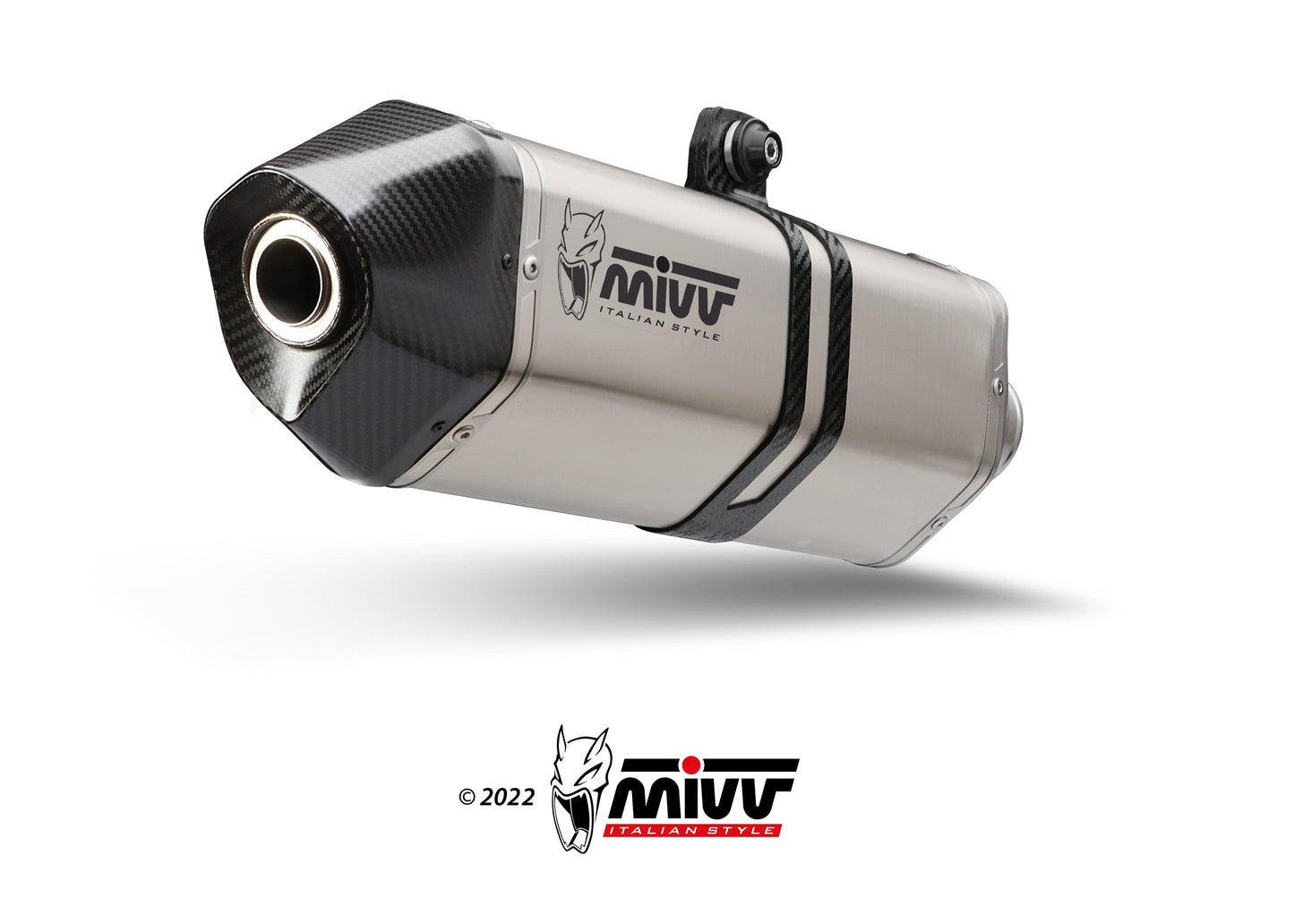 MIVV B.002 BMW R 1200 GS / Adventure (04 / 07) Slip-on Exhaust "Speed Edge" (stainless steel; approved) – Accessories in the 2WheelsHero Motorcycle Aftermarket Accessories and Parts Online Shop
