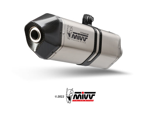 MIVV HD.003 HARLEY DAVIDSON PAN AMERICA / SPECIAL ( 2021+ ) Slip on Exhaust "Speed Edge" (titanium; approved) – Accessories in the 2WheelsHero Motorcycle Aftermarket Accessories and Parts Online Shop