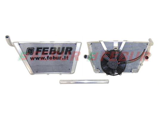 FEBUR Yamaha TMAX 530 (12/16) Complete Street Racing Increased Water Radiator (With silicon hoses)