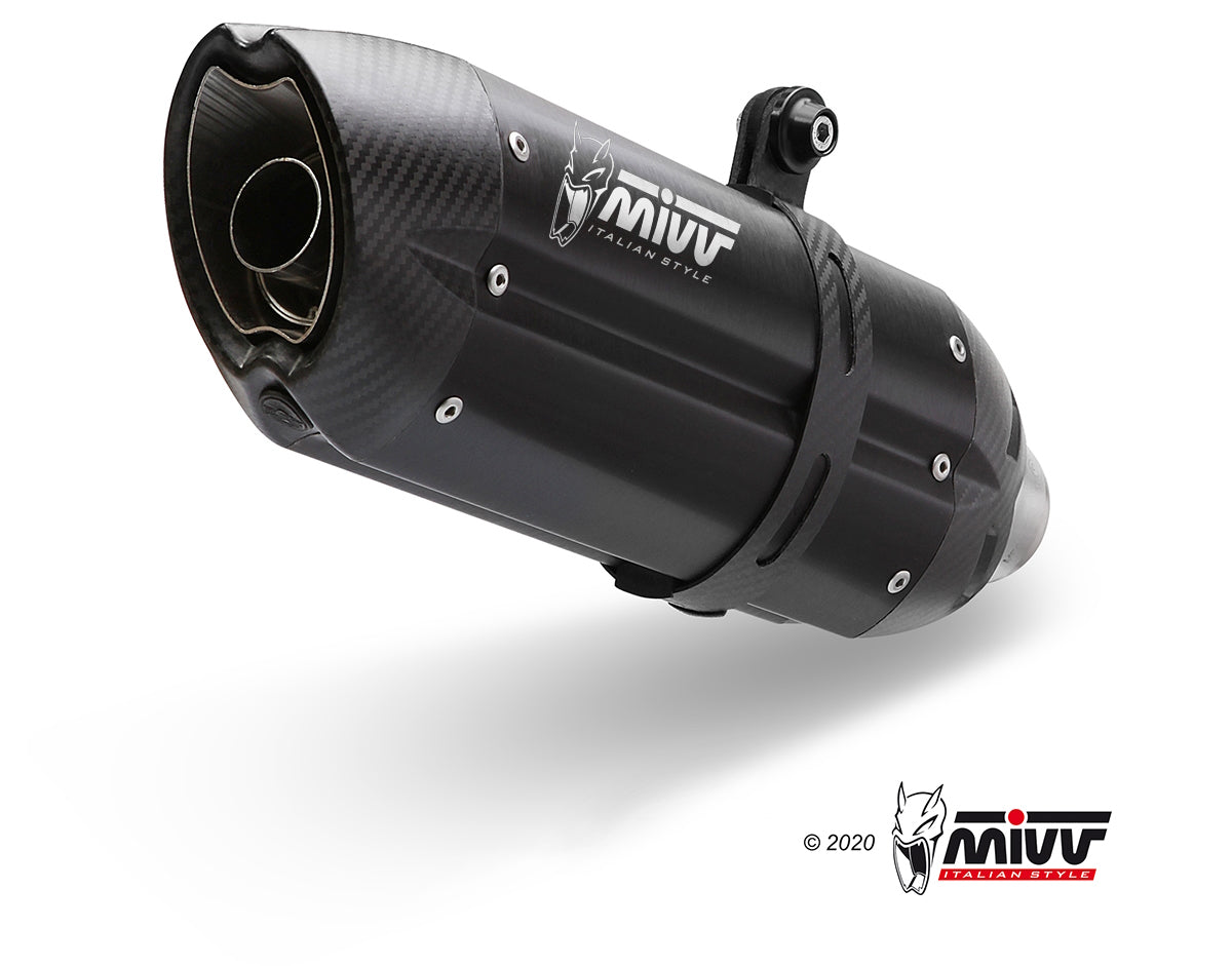 MIVV H.061 HONDA CB 500 X ( 2016 ) Slip On Exhaust "Suono" (black; approved) – Accessories in the 2WheelsHero Motorcycle Aftermarket Accessories and Parts Online Shop
