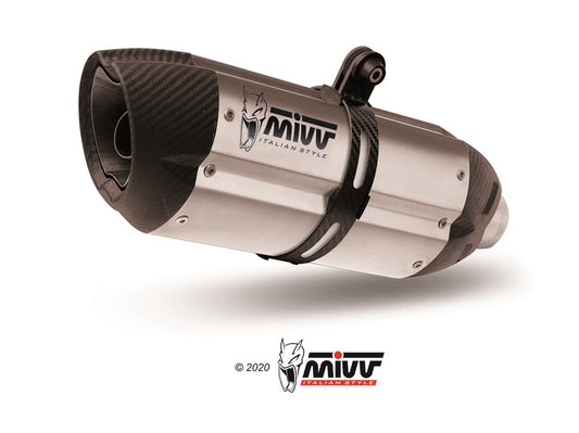 MIVV S.054 SUZUKI GSX 250 R ( 2017 / 20 ) Slip-on Exhaust "Suono" (stainless steel; approved) – Accessories in the 2WheelsHero Motorcycle Aftermarket Accessories and Parts Online Shop