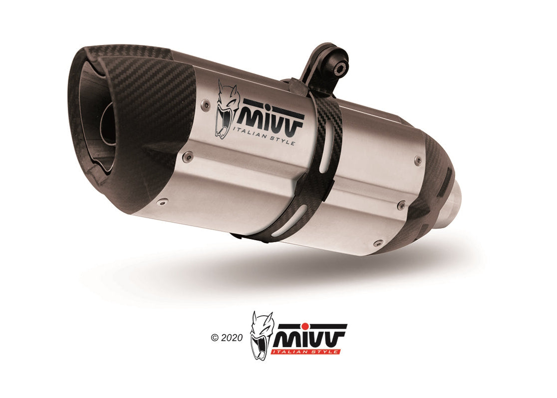 MIVV A.006 Aprilia Shiver 750 (10/15) Dual Slip-on Exhaust "Suono" (stainless steel; approved) – Accessories in the 2WheelsHero Motorcycle Aftermarket Accessories and Parts Online Shop