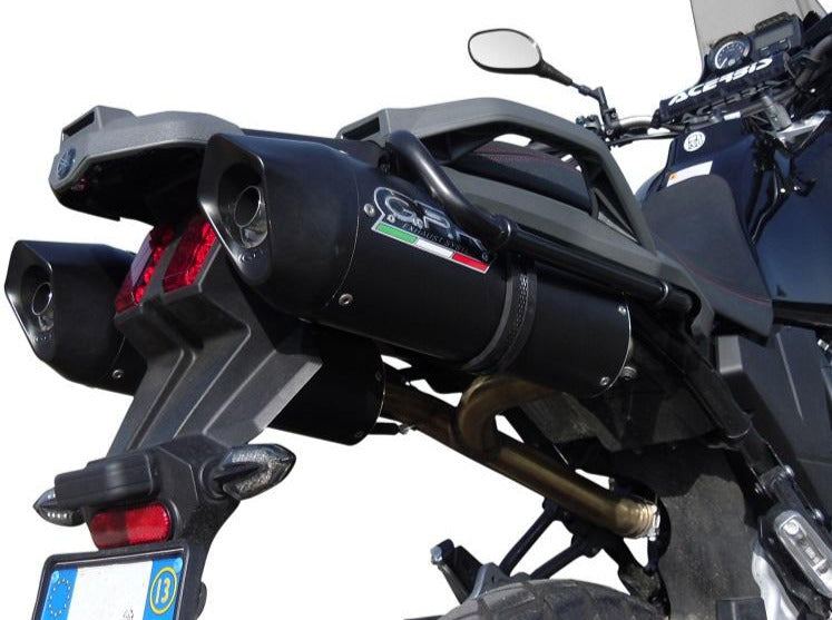 GPR Yamaha XT660Z Ténéré Dual Slip-on Exhaust "Furore Nero" (EU homologated)