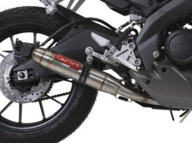 GPR Yamaha MT-125 Full Exhaust System "Deeptone Inox" (EU homologated)
