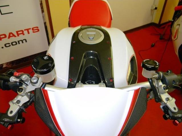 DBK TLS01 Ducati Front Fluid Tanks Caps