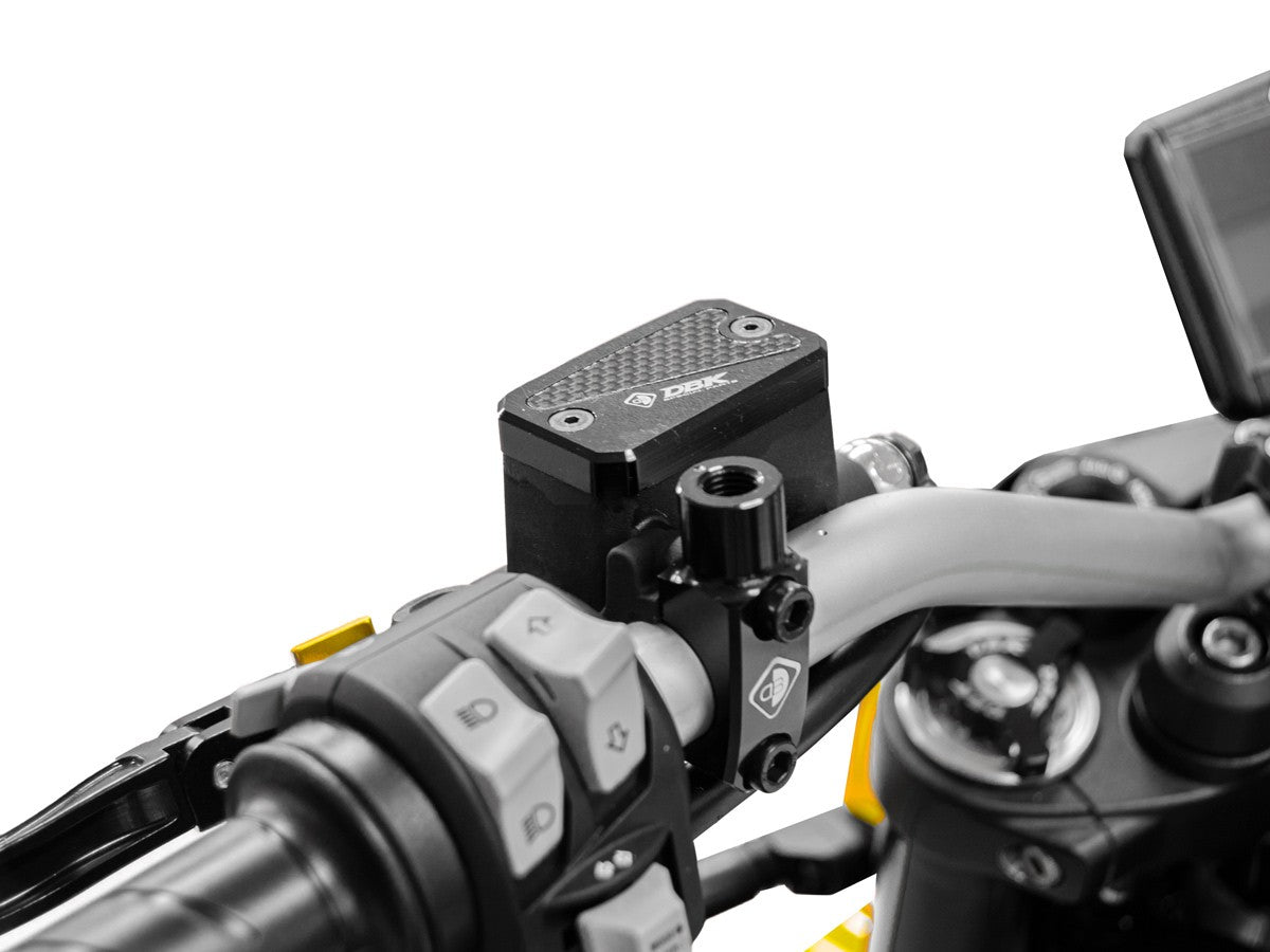 TLS13 - DBK Ducati DesertX / Scrambler 800 / 1100 (2015+) Brake / Clutch Fluid Tank Caps (Pair)