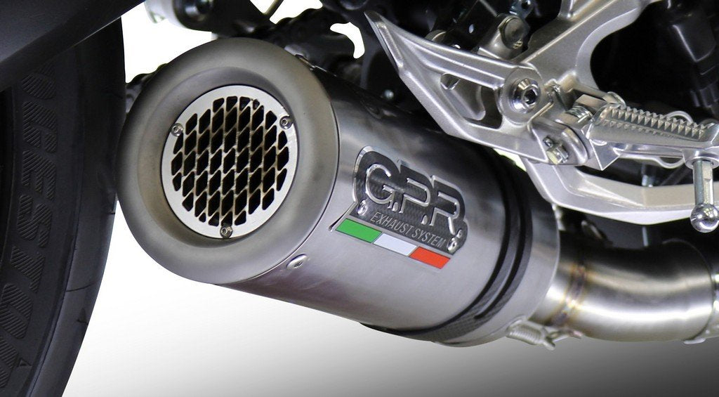 GPR Triumph Speed Triple 1050 (16/17) 3 to 1 Slip-on Exhaust "M3 Titanium Natural" (EU homologated)