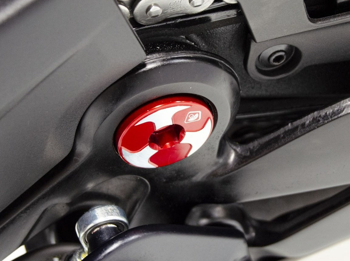 TTF08 - DBK Ducati Diavel V4 (2023+) Kit Central Frame Caps (swing arm)