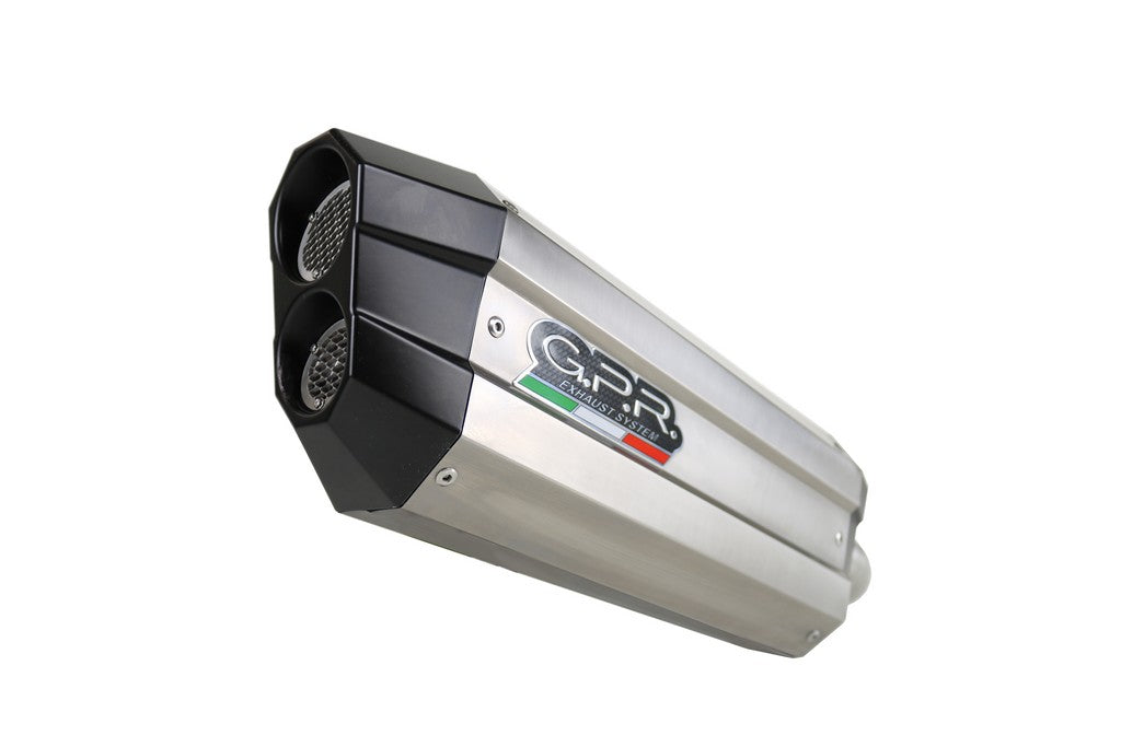 GPR BMW F750GS Slip-on Exhaust "Sonic Inox" (EU homologated)