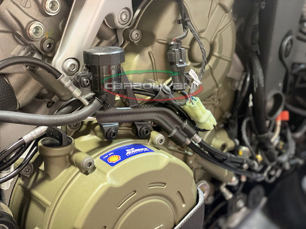CARBONVANI Ducati Panigale V4 (2022+) Carbon Rear Oil Tank Holder