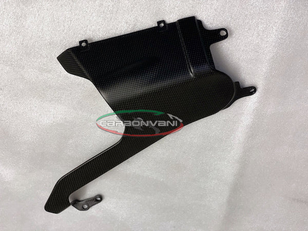CARBONVANI Ducati Panigale V4 (2022+) Carbon Exhaust Guard (for Akrapovic; left)