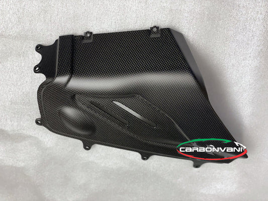 CARBONVANI Ducati Panigale V4 (2022+) Carbon Exhaust Guard (for Akrapovic; right)