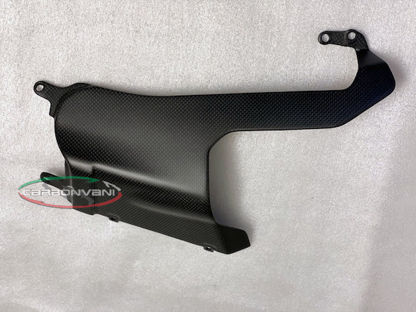 CARBONVANI Ducati Panigale V4 (2022+) Carbon Exhaust Guard (for Akrapovic; left)